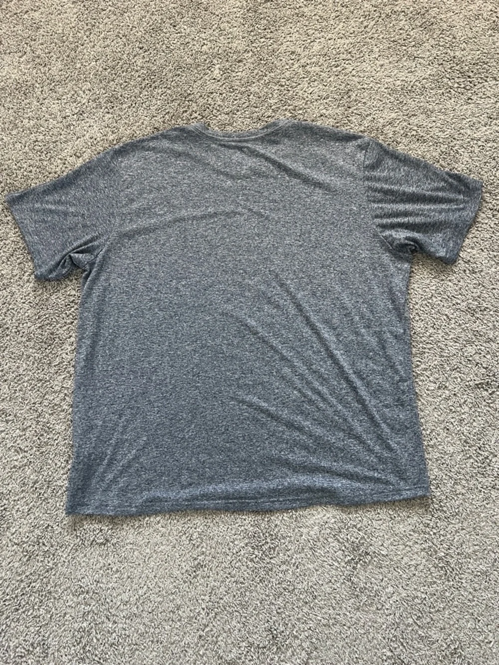 The North Face Men’s Short-Sleeve VaporWick Heathered Gray Crew Tee - Size XL